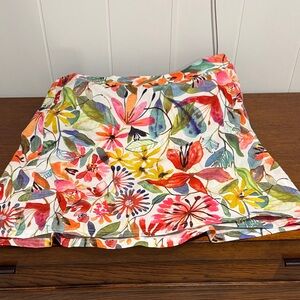 Floral Mini Skirt - Multicolor -2 length